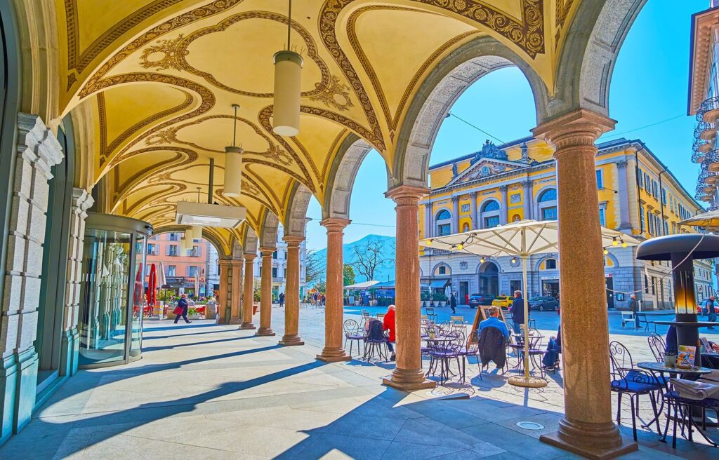 Lugano historical center