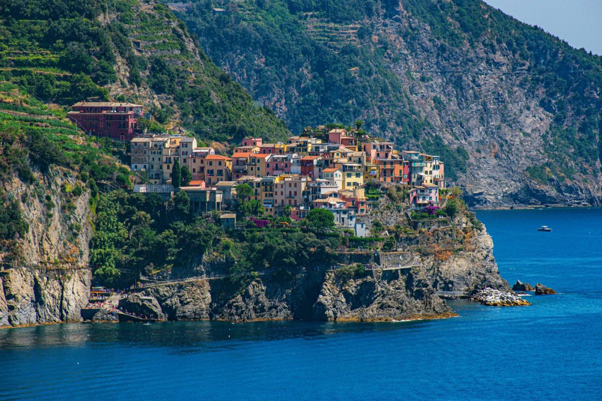 Cinque Terre private boat view